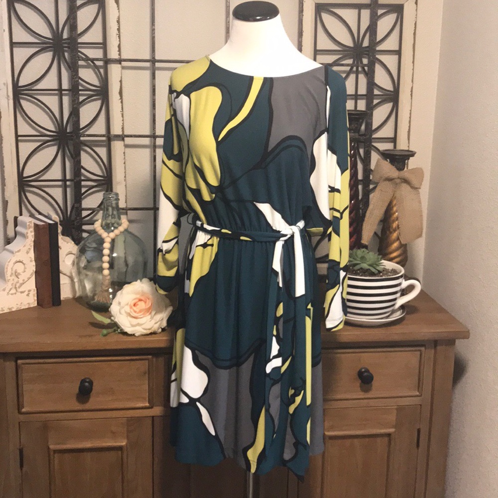 Madilyn Floral Print Dress Dark Jade by max&cleo